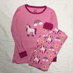 Unicorn Long Johns Pajamas Set